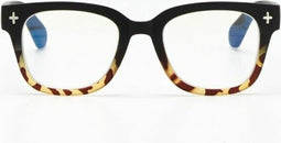 Okkia leesbril Johnny-Zwart - Havanna-+ 1.00