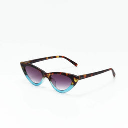 Okkia zonnebril Cat eye OK011-Havanna Blue