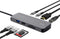 Trust 25672 - USB-C Hub - 1x HDMI 1x Ethernet 2x USB-A 2x USB-C - Grijs