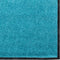 vidaXL - Deurmat - Wasbaar - Cyan - 120x300 - cm