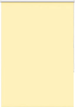 vidaXL - Rolgordijn - verduisterend - 110x175 - cm - stofbreedte - 105,7 - cm - geel