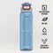 Kambukka Elton drinkfles - 1L - 3-in-1 deksel - Niagara Blue