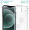 iMoshion Hoesje Geschikt voor iPhone 13 Mini Hoesje Met Koord - iMoshion Design Hoesje met Koord - Wit / Wit / Dandelion