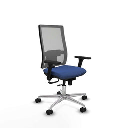Piqueras y Crespo 3D086N0 - Bureaustoel - Verstelbare hoogte met armleuning - Marineblauw