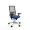Piqueras y Crespo 3D086N0 - Bureaustoel - Verstelbare hoogte met armleuning - Marineblauw