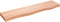 vidaXL - Wandschap - 80x20x4 - cm - behandeld - massief - eikenhout - lichtbruin