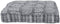 vidaXL - Palletkussen - Grijs - 120x80x12 - cm - Stof