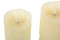 MyFlair LED Dinerkaarsen - Set van 2 - Druipend Effect - Crème (2 stuks)