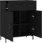 vidaXL - Dressoir - 69,5x34x90 - cm - bewerkt - hout - zwart