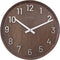 Grote wandklok - 50cm- Stille klok - Walnoot hout - NeXtime Precious