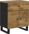 vidaXL - Nachtkastjes - 50x33x60 - cm - massief - mangohout - en - bewerkt - hout