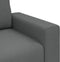 vidaXL - Fauteuil - in - Donkergrijs, - 59 - cm - Stof