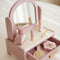 Little Dutch Kaptafel - Hout - Draaiende spiegel - Roze