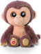 Nici aap Hobson pluche knuffel - bruin - 15 cm