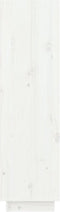 vidaXL - Schoenenkast - 60x34x105 - cm - massief - grenenhout - wit