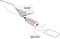 OKS USB-C (m) - USB Micro B (v) adapter - USB2.0 / goud