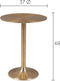 Bold Monkey Hypnotising Round - Bijzettafel - Gelakt aluminium - Zwart