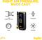 Aqiila Airbird C4 Elektrische Bandenpomp, draagbare Luchtcompressor, 10,3 bar – 150 psi, 20-22 L/M, Zaklamp en Powerbank function, 4000mAh, 20W, USB-C & USB-A, Fietspomp/Auto/Motor/Bal/Luchtbed