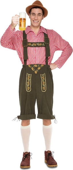 Oktoberfest Kostuum Hauke Met Hoed Heren - Maat S