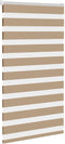 vidaXL - Zebra - Blind - 80x100 - cm - stofbreedte - 75,9 - cm - polyester - zandbruin