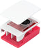 Raspberry Pi - 5 Behuizing - Verbeterde thermische eigenschappen - Rood/Wit
