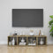 vidaXL - Tv-meubelen - 4 - st - 37x35x37 - cm - bewerkt - hout - wit - sonoma - eikenkleur