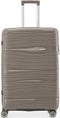SKYCASES Travel One - 24-inch Medium Reiskoffer - Lichtgewicht 68L Waterdicht Cijferslot Champagne