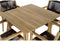 Tafel met vier stoelen DKD Home Decor 90 x 90 x 75 cm