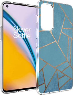 imoshion Hoesje - Geschikt voor OnePlus Nord 2 - Design hoesje - Blue Graphic
