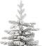 vidaXL - Kunstkerstboom - met - scharnieren - en - sneeuw - 180 - cm