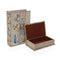 Decoratieve Doos Versa Canvas Hout MDF Boomstructuur