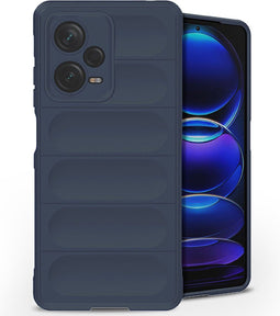 imoshion Hoesje - Geschikt voor Xiaomi Redmi Note 12 Pro Plus - EasyGrip Backcover - Donkerblauw