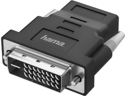 Hama 00200338 - DVI/HDMI Adapter - 1x Britse stekker 1x DVI-D-stekker - Zwart