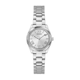 GUESS Mini Luna GW0687L1 - Dameshorloge - Ø 30 MM - Zilver