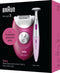 Braun Silk·épil 3 3-202 - Epilator Met Snoer - Massageroller - Framboos
