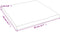 vidaXL - Wandschap - 40x40x2 - cm - onbehandeld - massief - eikenhout