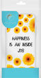 iMoshion Hoesje Geschikt voor Samsung Galaxy A21s Hoesje Siliconen - iMoshion Design hoesje - Geel / Happy Sunflower
