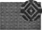 ADATEPE - Laagpolig vloerkleed - Donkergrijs - 140 x 200 cm - Viscose