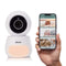 Alecto Babyfoon met Camera en App - DVM2060 Dual Mode Babyfoon - 5 kleurendisplay en Wifi - Uitbreidbaar tot 4 camera's - Kijk mee via scherm en app - Wit