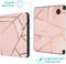 imoshion E-reader Hoesje - Geschikt voor Kobo Libra H2O - Design Slim Hard Case Sleepcover Bookcase met stand - Pink Graphic