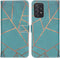 iMoshion Hoesje Geschikt voor Samsung Galaxy A72 Hoesje Met Pasjeshouder - iMoshion Design Softcase Bookcase - Meerkleurig / Blue Graphic