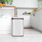 Automatische Prullenbak - Sensorprullenbak - 50 Liter - Wit - Rechthoek