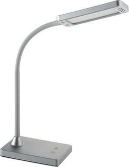 Alco bureaulamp - zilver - LED - 230volt - 6W - dimbaar - 43cm - AL-907-28