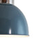 Wandlamp industrieel small blauw