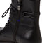 MARCO TOZZI MT Feel and Leather - Dames Lace Boot Flat - Leer - Zwart - Maat 38