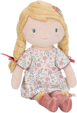 Little Dutch - Knuffelpop Julia - 35 cm - Zacht met bloemenjurkje