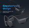Golden Sound Bone Conduction - Draadloze Koptelefoon - Waterproof 32GB - Zwart