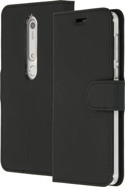 Accezz Hoesje Geschikt voor Nokia 7 Plus Hoesje Met Pasjeshouder - Accezz Wallet Softcase Bookcase - Zwart