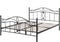 ANTLIA - Tweepersoonsbed - Zwart - 140 x 200 cm - Metaal