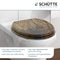 SCHÜTTE 80124 - WC-Bril - Soft Close - MDF-Hout - Belastbaar tot 175 kg - Bruin